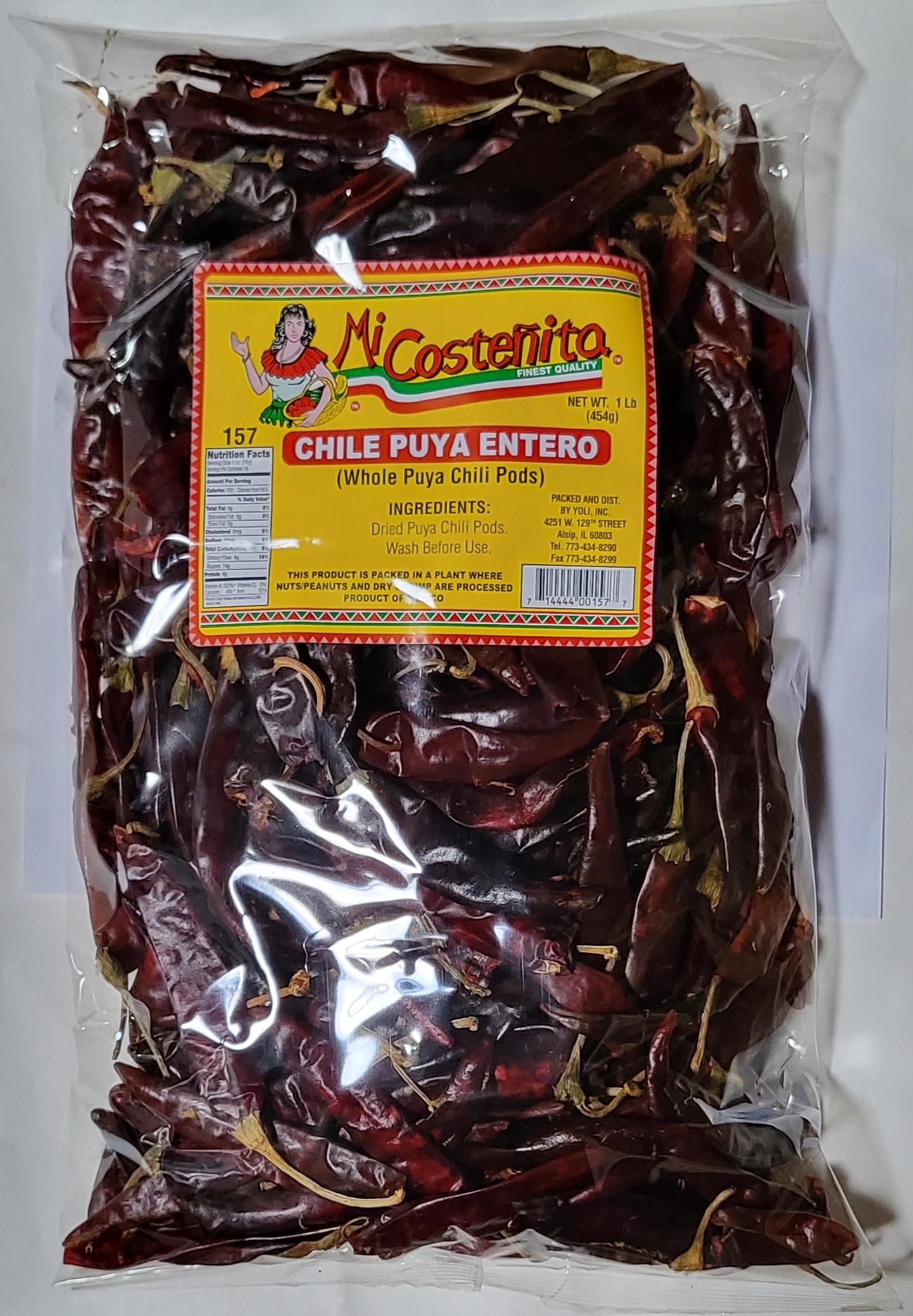 157 Chile Puya Entero 1Lb